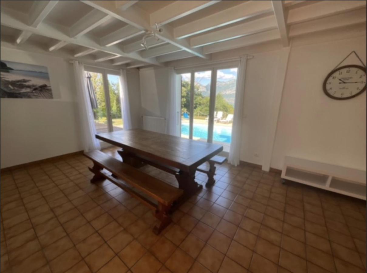 Villa Avec Piscine, Vue Lac Et Montagne Sévrier エクステリア 写真
